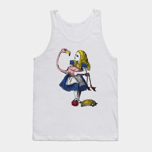 pop art alice playing croquet Tank Top